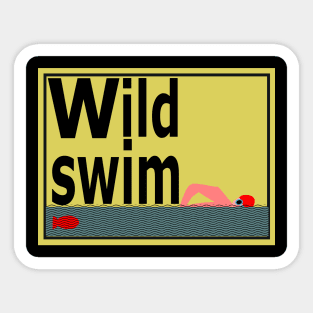 Wild Swim Sticker